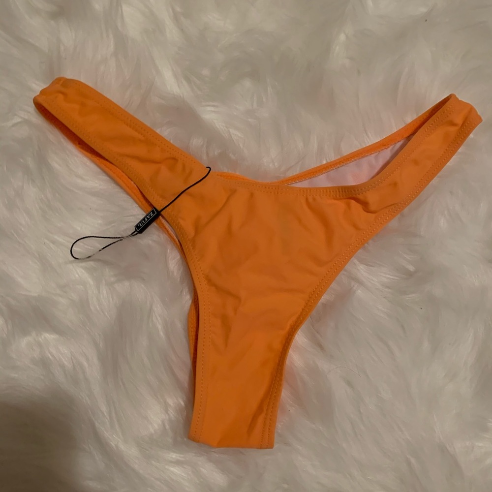 Neon orange bikini bottom
